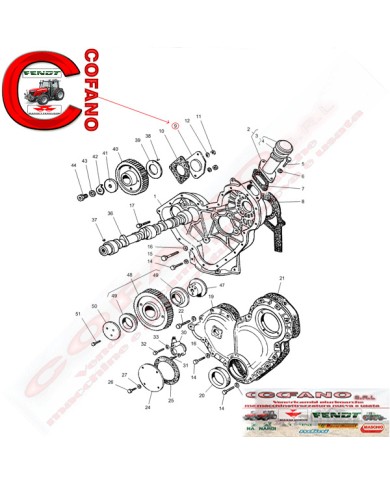 Piastra albero a cammes MF serie 200-300-3000-6000