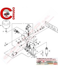 Blocco valvole Agco G931100600011 Fendt 900