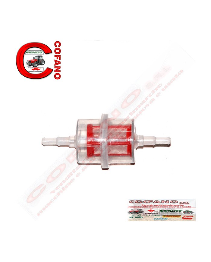 Prefiltro gasolio Ø 6/8 mm Lungh 125 mm