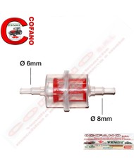 Prefiltro gasolio Ø 6/8 mm Lungh 125 mm