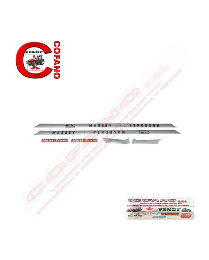 Decalcomania Massey Ferguson 135