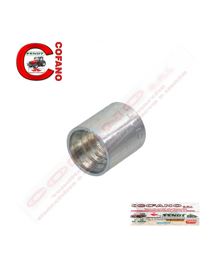 Boccola Ø 19 x Lungh 25.5 mm DN6 acciaio zincato Boccola Ø 19 x Lungh 25.5 mm DN6 acciaio zincato