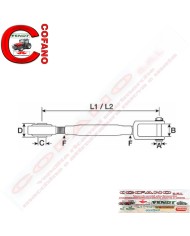 Stabilizzatore L 505/580 mm Ø 20 mm