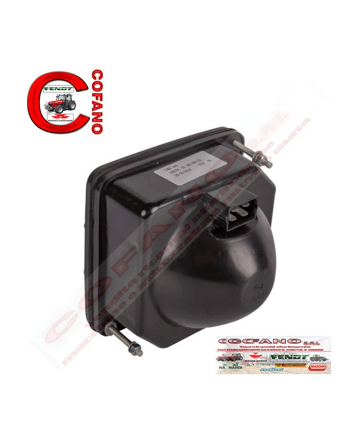 Faro anteriore quadrato 3 luci 02050100 Goldoni