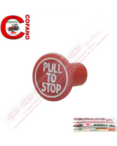 Pomello pulsante stop motore