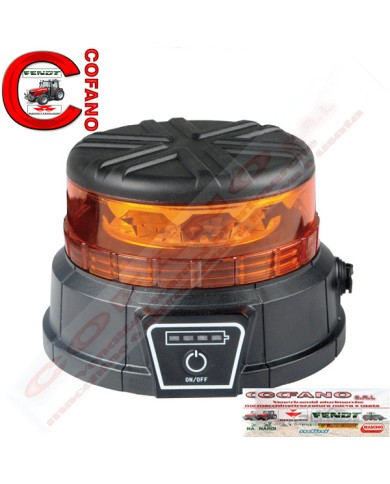 Girofaro a LED magnetico wirless