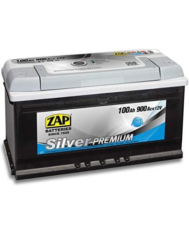 Batteria ZAP 100AH 900A Silver Premium 350x175x190