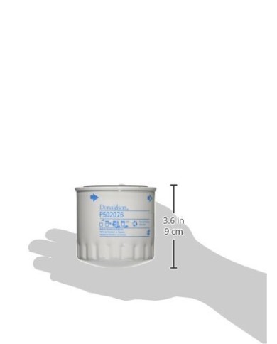 Donaldson P502076 Filtro Lubrificante, Flusso Pieno Spin-on, Diametro 87 mm, Lun