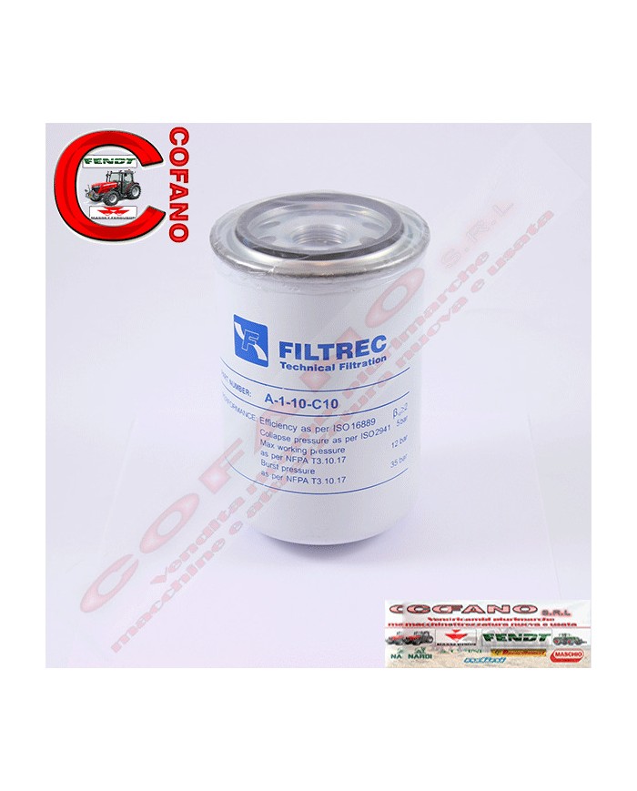 FILTRO IDRAULICO RACCOGLITRICE BOSCO 120-802