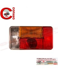 Radex 5001 - Fanale posteriore per carrello Sx 5 Luci ( pos/stop/dir/Lt/Rm