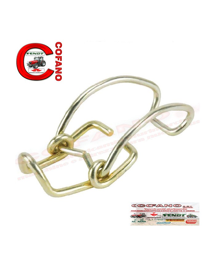 Kit 2 ganci coperchio filtro aria