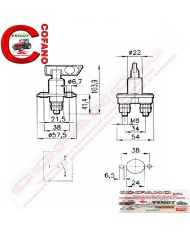 Interruttore staccabatteria 100 Ampère