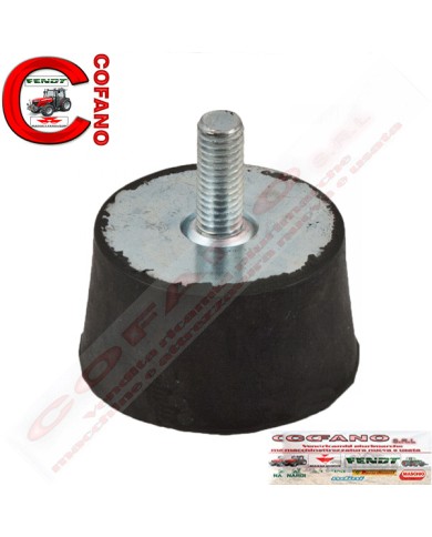 Silentblock antivibrante tronco conico M8x18