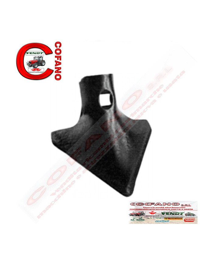 Vomere a lancia per vibrocoltivatori 105 x 4 mm Vomere a lancia per vibrocoltivatori 105 x 4 mm