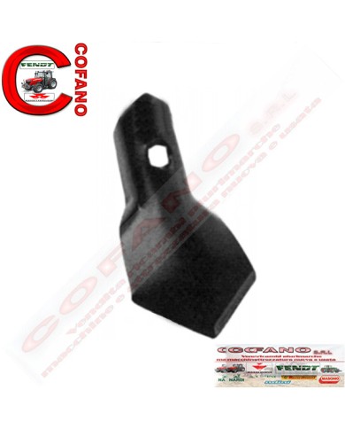 Vomere a zampa d'oca 56157 per vibrocoltivatore 145 x 70 mm