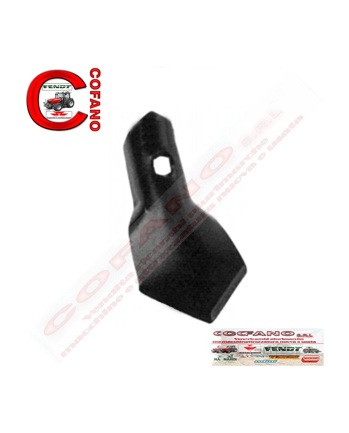 Vomere a zampa d'oca 56157 per vibrocoltivatore 145 x 70 mm