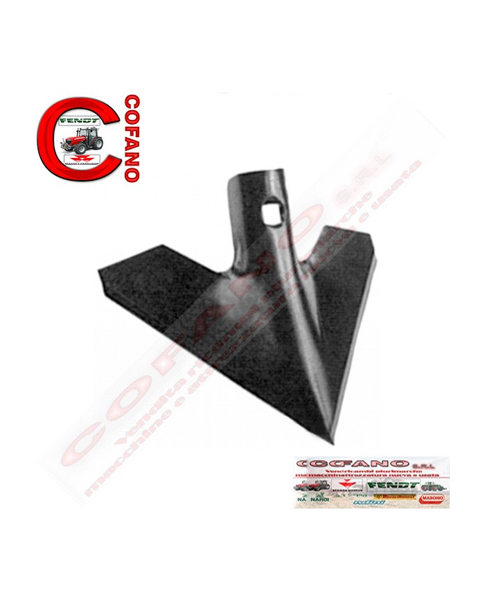 Vomere a lancia per vibrocoltivatori 200 x 4 mm Vomere a lancia per vibrocoltivatori 200 x 4 mm