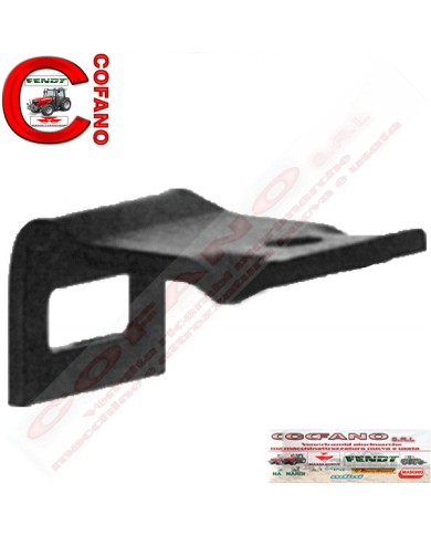 Staffa monolama 50x6 mm per molle da vibrocoltivatori