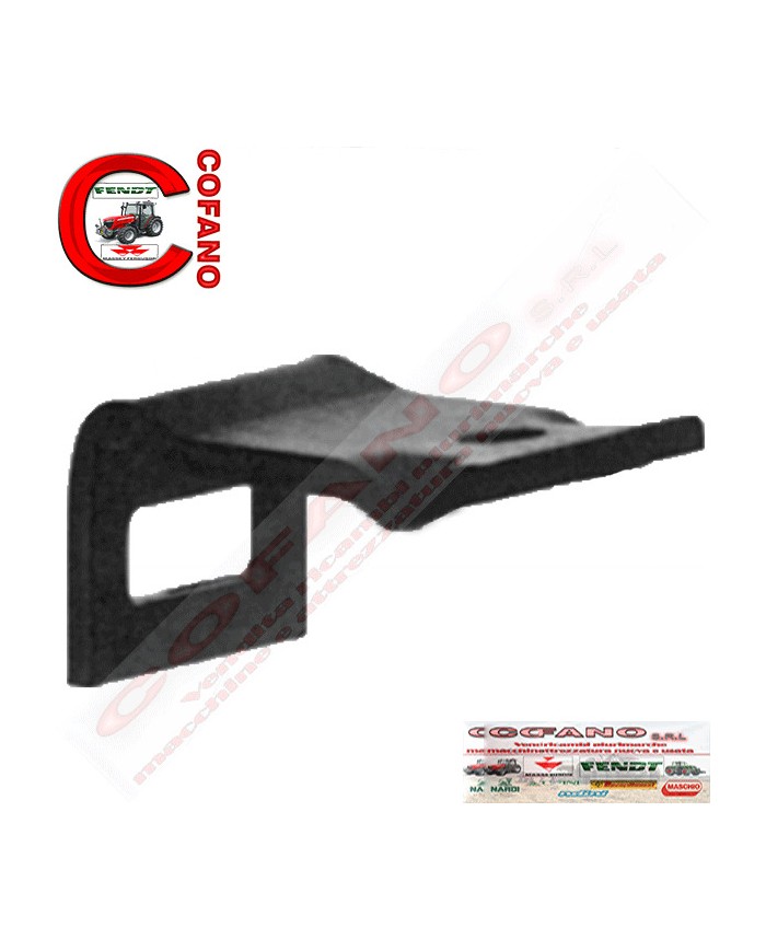 Staffa monolama 50x6 mm per molle da vibrocoltivatori