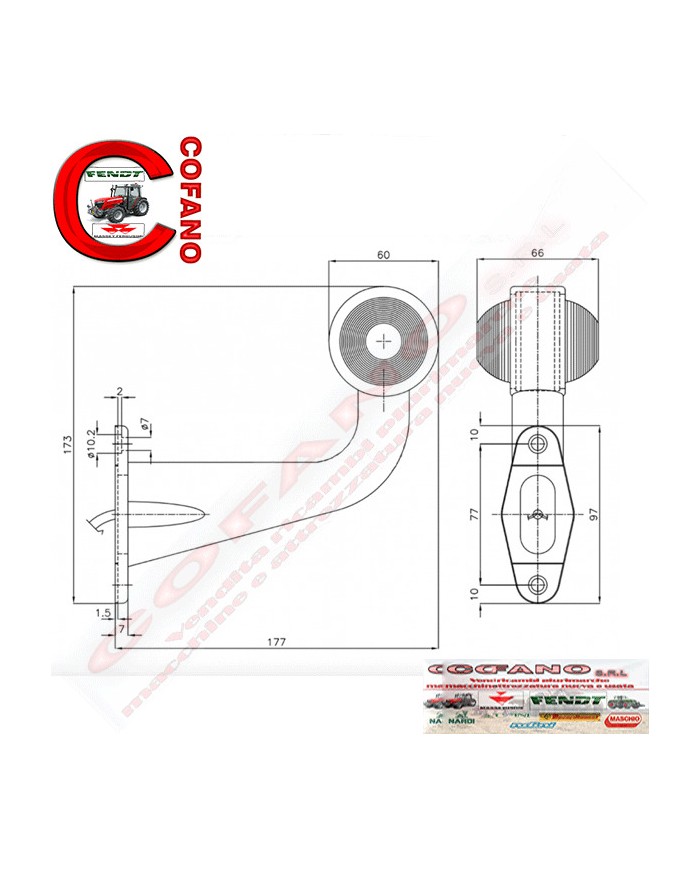Luci di ingombro laterali a led - 36147
