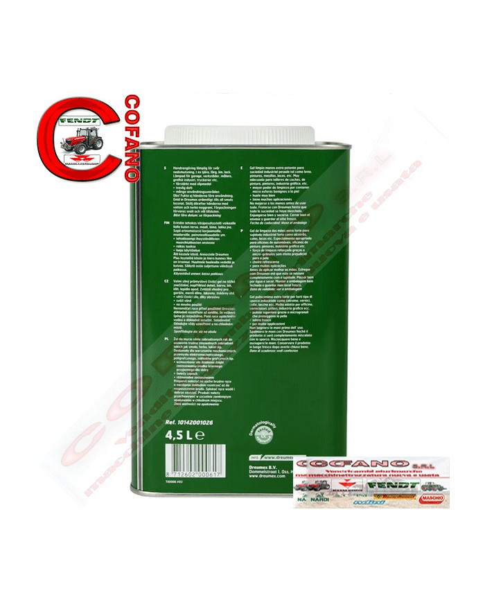 Pasta lavamani 4.5L giallo