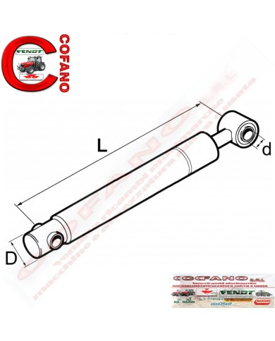 Ammortizzatore M97 12v Cobo Lungh. max 205 mm