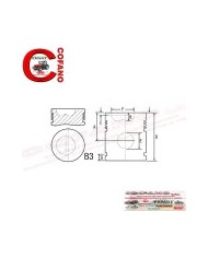 Kit pistone Ø 91.35 mm 5 anelli - Modello AD3.152 - Cilindri 3