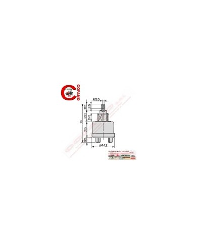 Interruttore pto Ø 44.2 mm Massey Ferguson 5000-6000-8000 Interruttore pto Ø 44.2 mm Massey Ferguson 5000-6000-8000