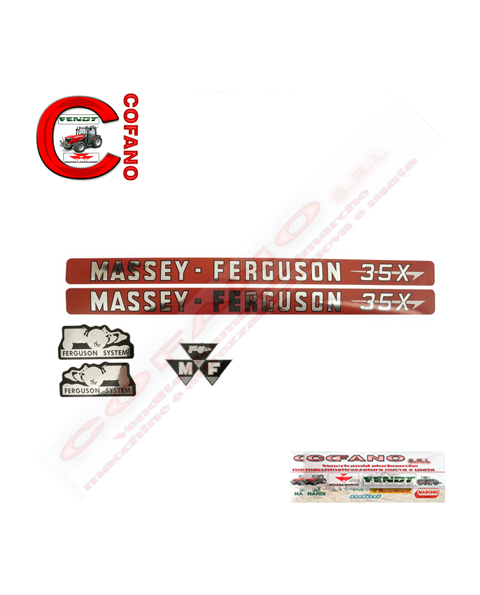 Kit decalcomanie MF 35X