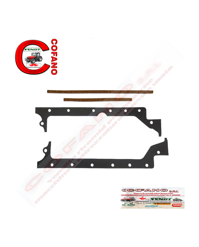 Set guarnizioni coppa dell'olio trattore 3 cilindri