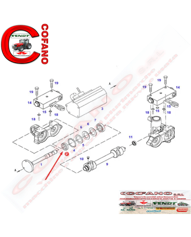 Paraolio X550035200000 Agco 22x35x7