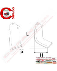 Zappa Maschio ad elica modello U rotazione dx o sx