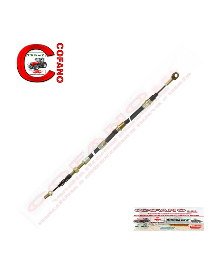Cavo freno a mano L 1520 mm MF 4200-4300