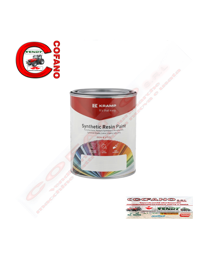 Vernice grigio carbone di legna Massey Ferguson