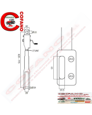 Asta sollevamento completa MF 200/300/500 Asta sollevamento completa MF 200/300/500
