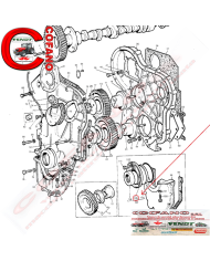 Sede carcassa Agco 37513541 Massey Ferguson 65/765 Sede carcassa Agco 37513541 Massey Ferguson 65/765