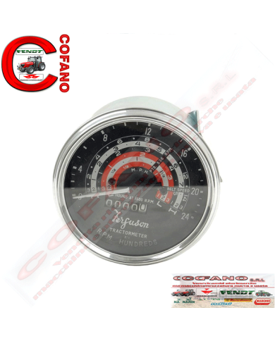 Tachimetro manometro Ø 89 mm per Massey Ferguson 35 Tachimetro manometro Ø 89 mm per Massey Ferguson 35