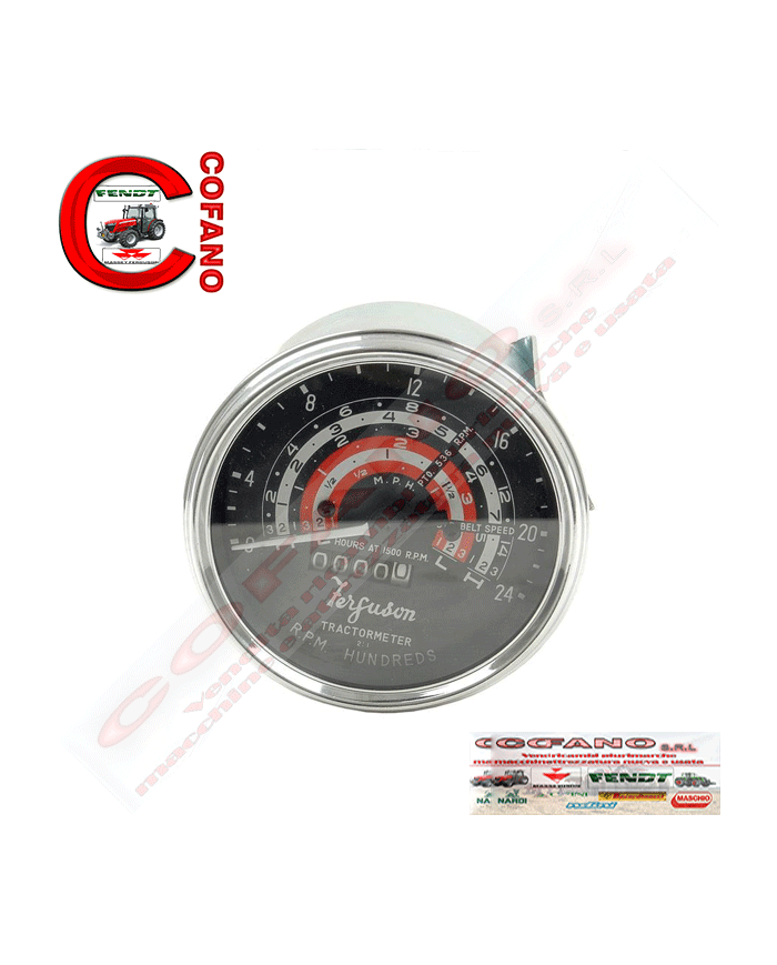 Tachimetro manometro Ø 89 mm per Massey Ferguson 35