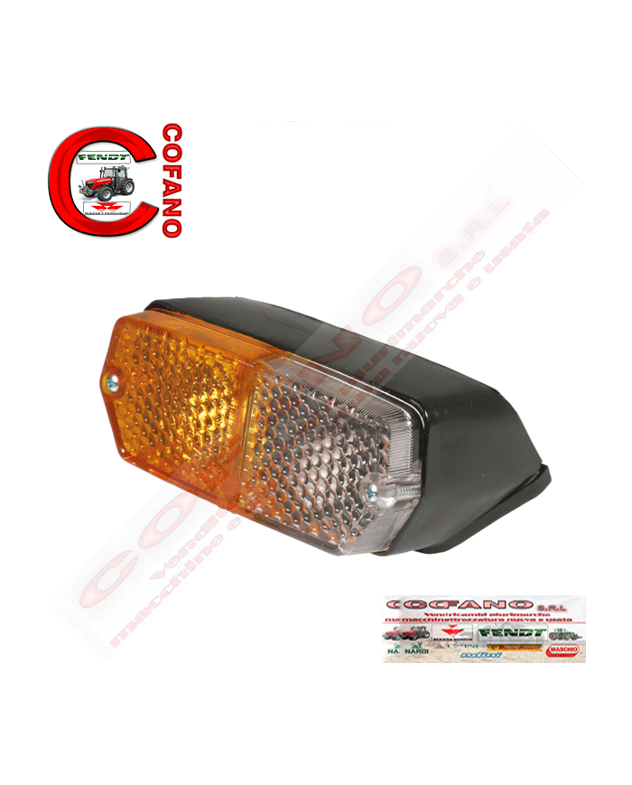 Fanale anteriore DX 2 luci Fiat serie 1300