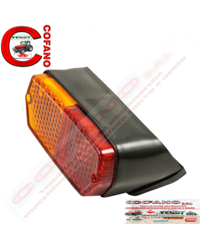 Fanale posteriore SX 3 luci Fiat serie 1300 Fanale posteriore SX 3 luci Fiat serie 1300
