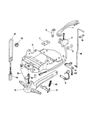 Cavo chiusura gancio di traino 3221479R2 Case IH