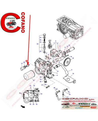 Sensore pressione olio 4305135M2 Sensore pressione olio 4305135M2