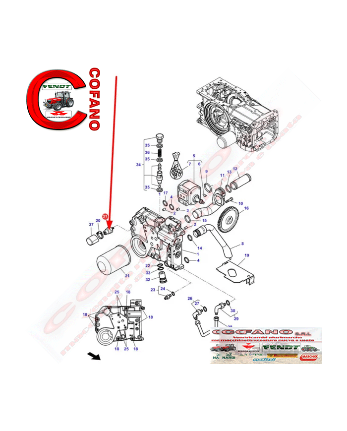 Sensore pressione olio 4305135M2 Sensore pressione olio 4305135M2