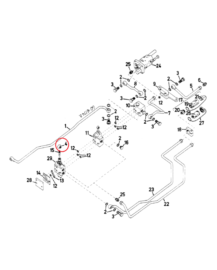 Pomello sfera 3142351R1 36mm Case IH