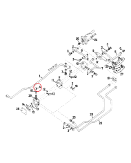 Pomello sfera 3142351R1 36mm Case IH