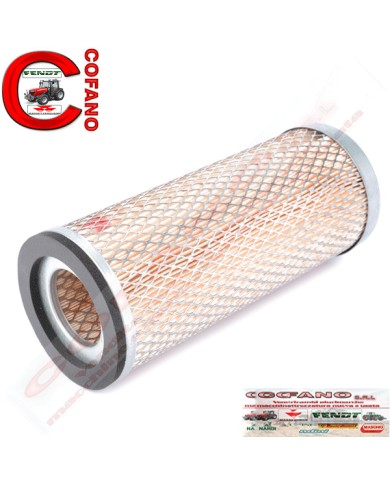 Filtro aria esterno 1807257M1 compatibile con MF serie 100 e motori Perkins