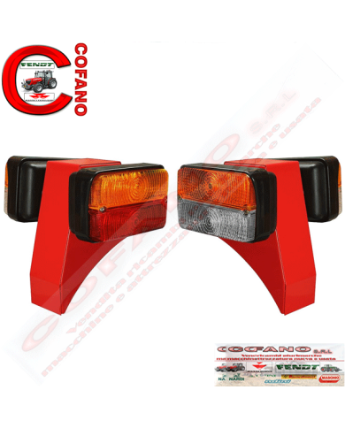 Kit lampada anteriore e posteriore con supporto MF 240 Kit lampada anteriore e posteriore con supporto MF 240