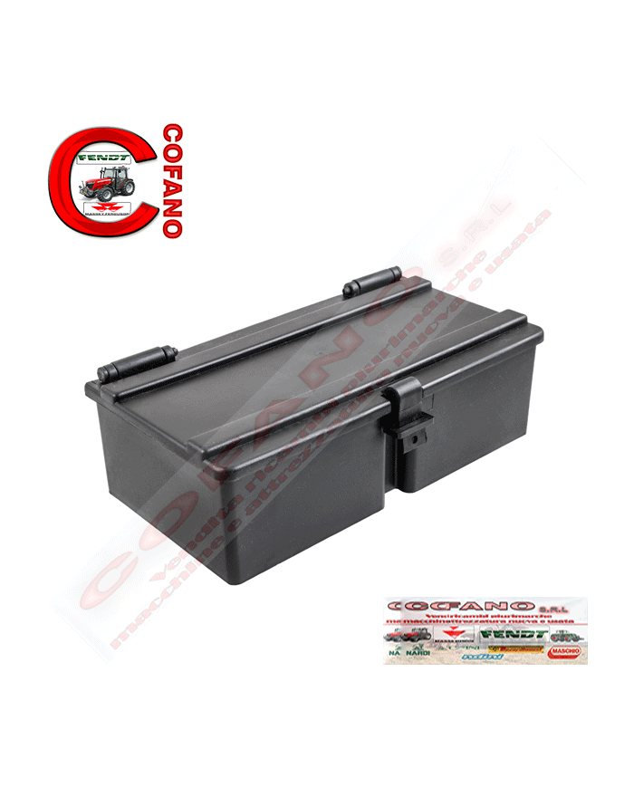 Cassetta porta attrezzi in plastica per trattori