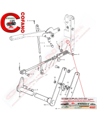 Forcella freno a mano 884786M1