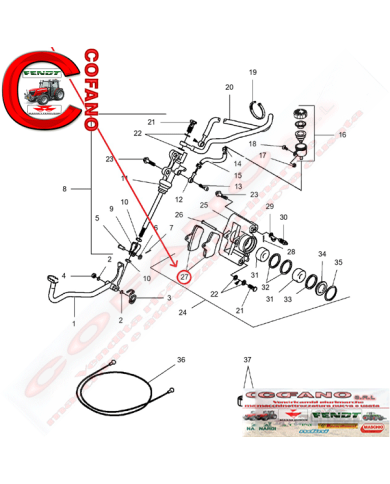 Pastiglia freno Arctic Cat ATV
